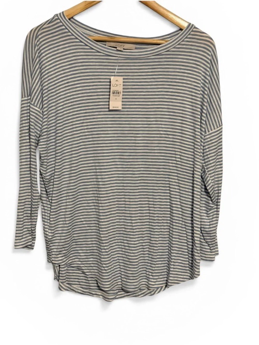 NWT-Women’s striped shirt by Loft Sz small - Picture 2 of 4